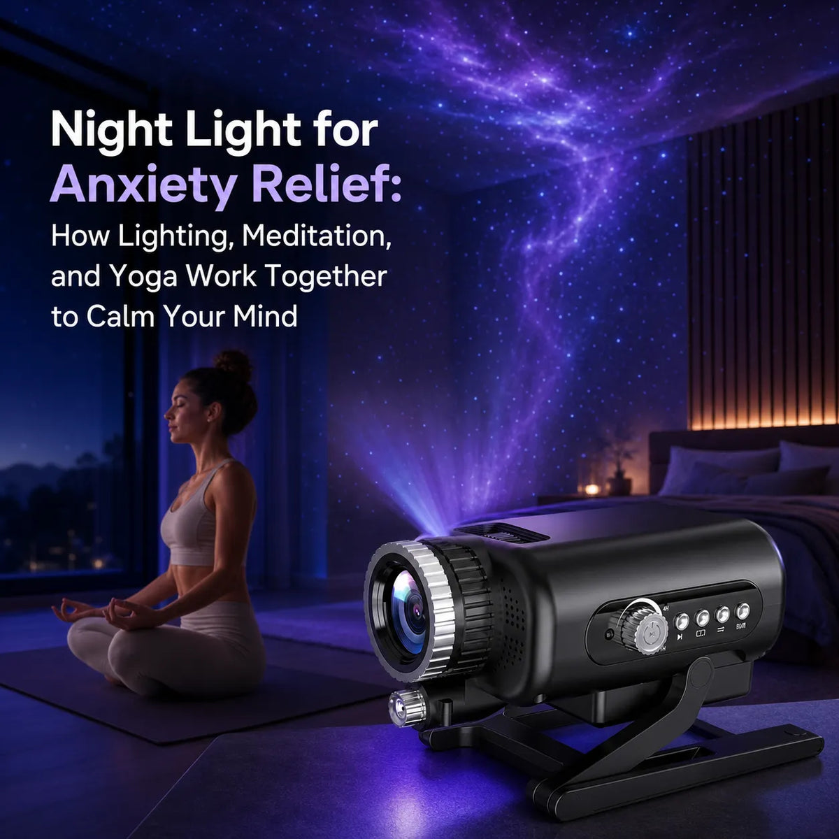Night Light for Anxiety Relief: How Lighting, Meditation and Yoga Work Together to Calm Your Mind