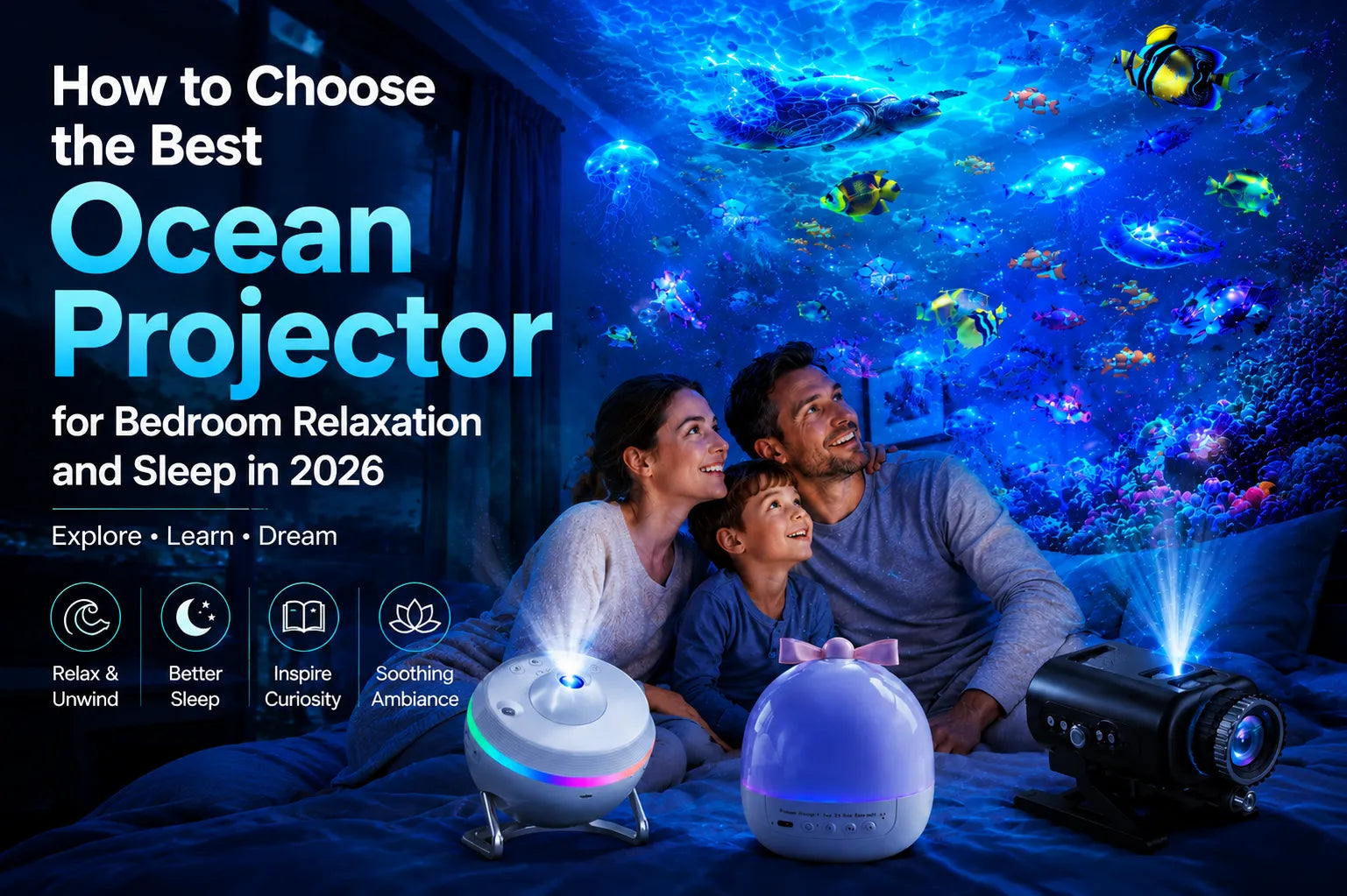How to Choose the Best Ocean Projector for Bedroom Relaxation and Sleep (2026)