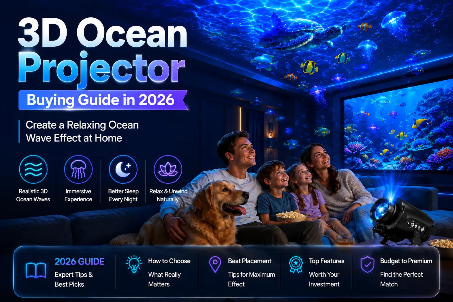 3D Ocean Projector Buying Guide in 2026: Create a Relaxing Ocean Wave Effect at Home