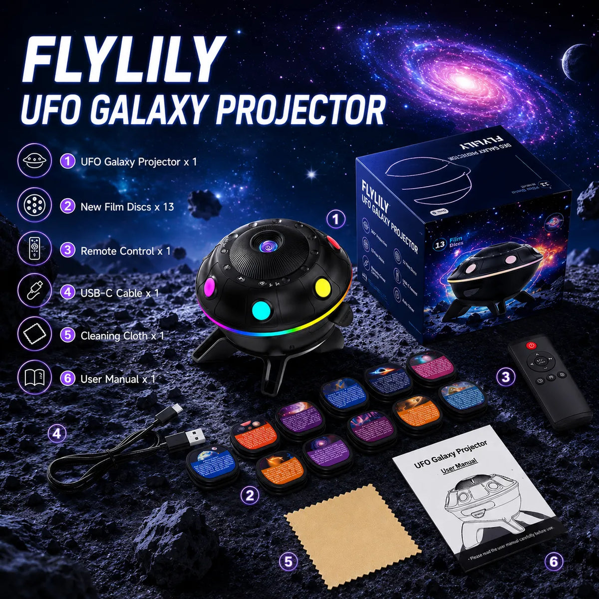 Galaxie-Projektor für Meditation: So verwandeln Sie jeden Raum in ein Achtsamkeits-Refugium (2026)