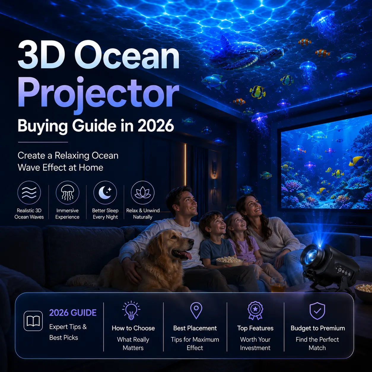 3D Ocean Projector Buying Guide in 2026: Create a Relaxing Ocean Wave Effect at Home