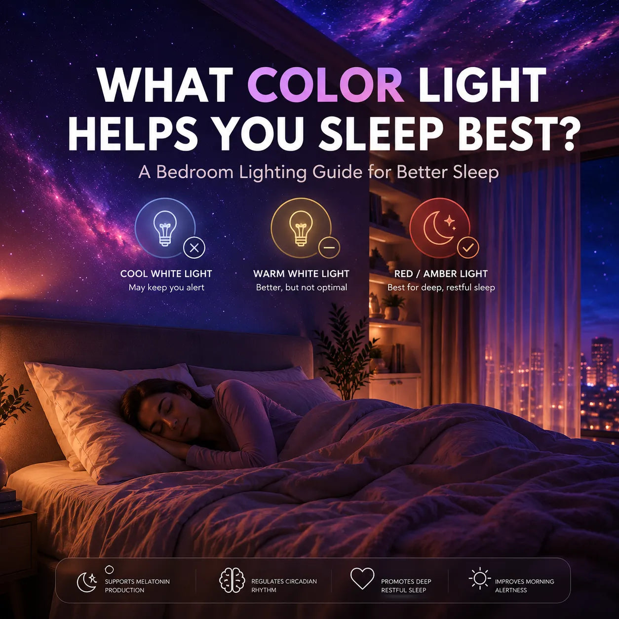 What Color Light Helps You Sleep? Best Bedroom Lighting Guide in 2026