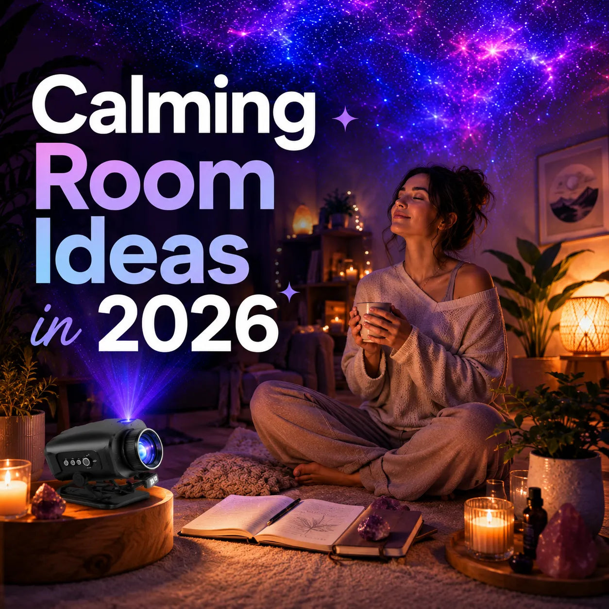 Calming Room Ideas in 2026: Meditation, Journaling, and Stress Relief Lighting | FlyLily