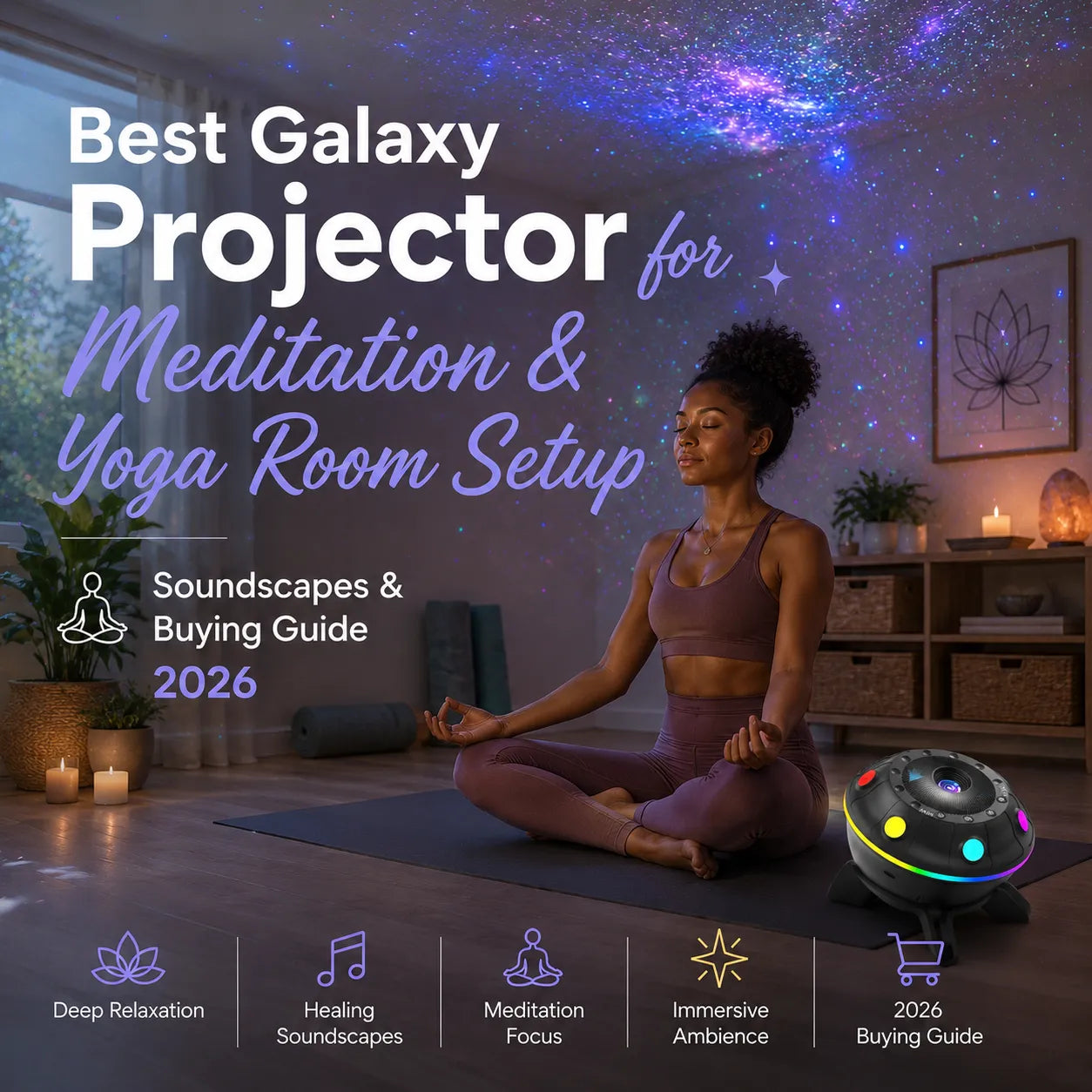 Best Galaxy Projector for Meditation & Yoga Room Setup, Soundscapes &amp; Buying Guide(2026)