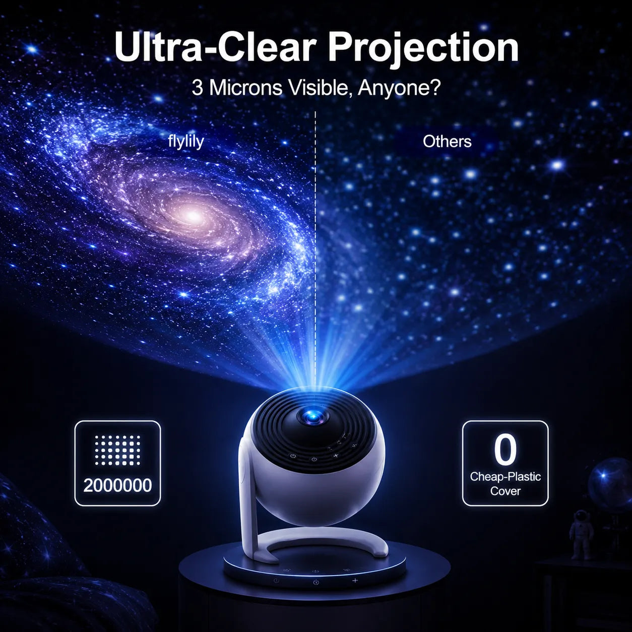 Crescent Moon Galaxie-Projektor