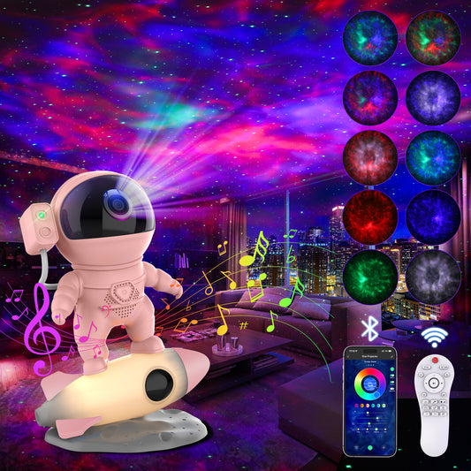 FlyLily Astronaut Galaxy Light Projector | Astronaut Star Projector