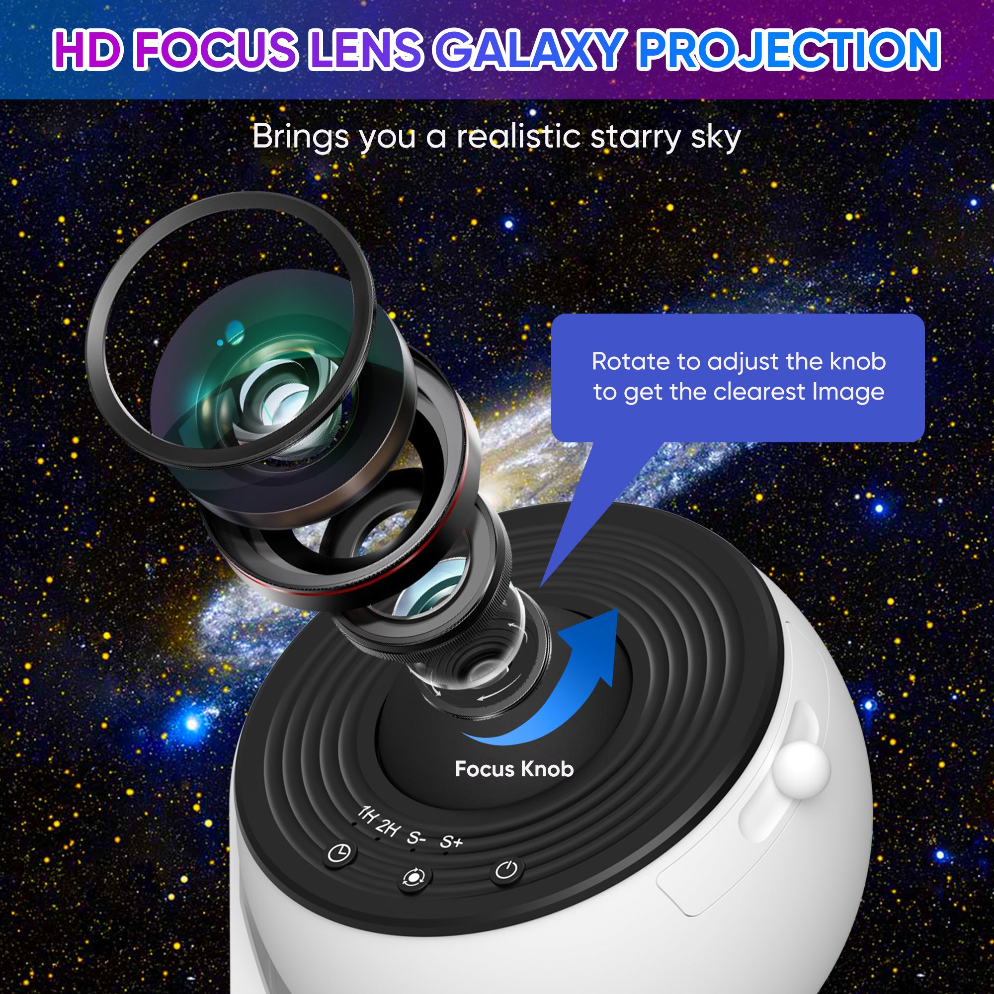 Globus-Planetarium-Galaxie-Projektor