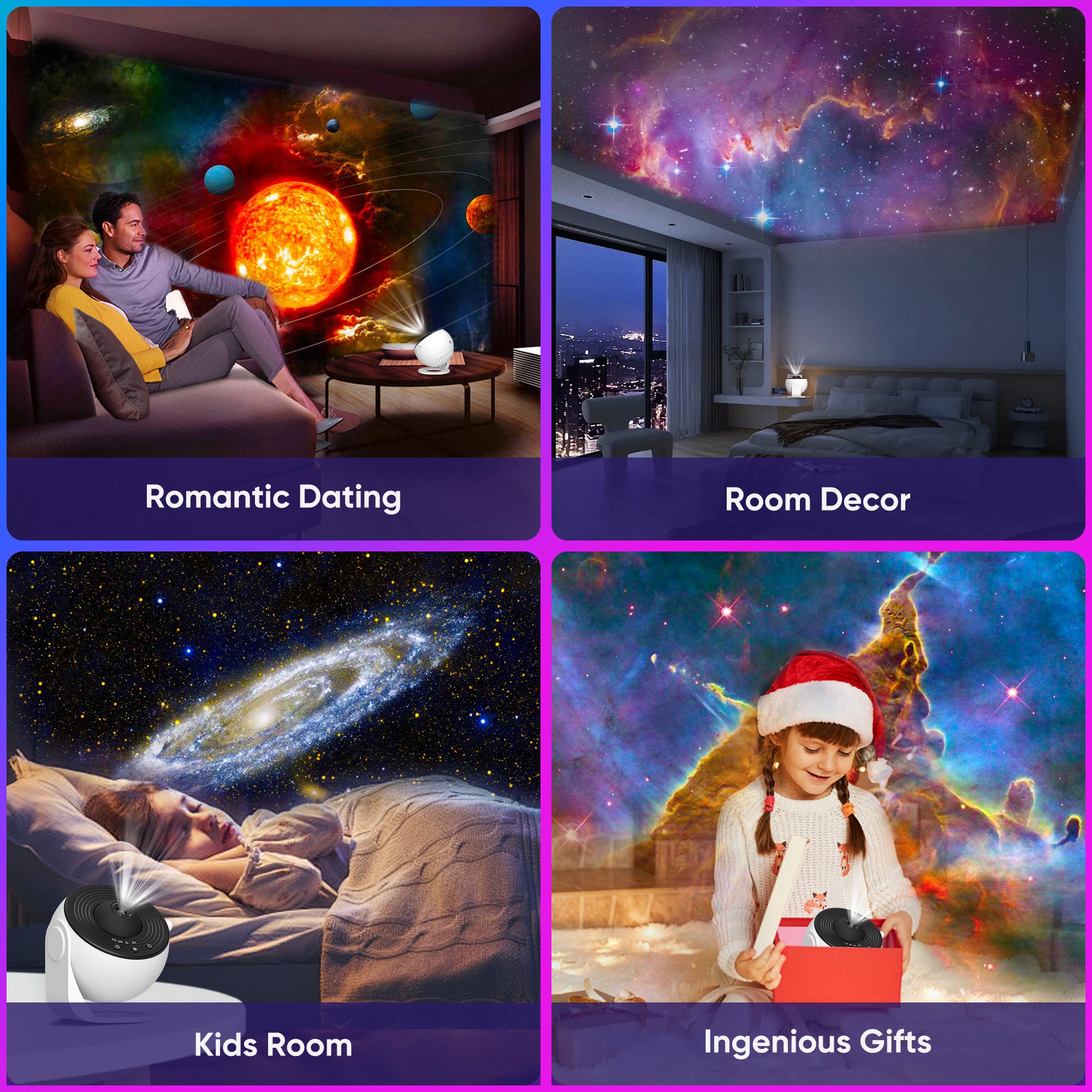Globus-Planetarium-Galaxie-Projektor