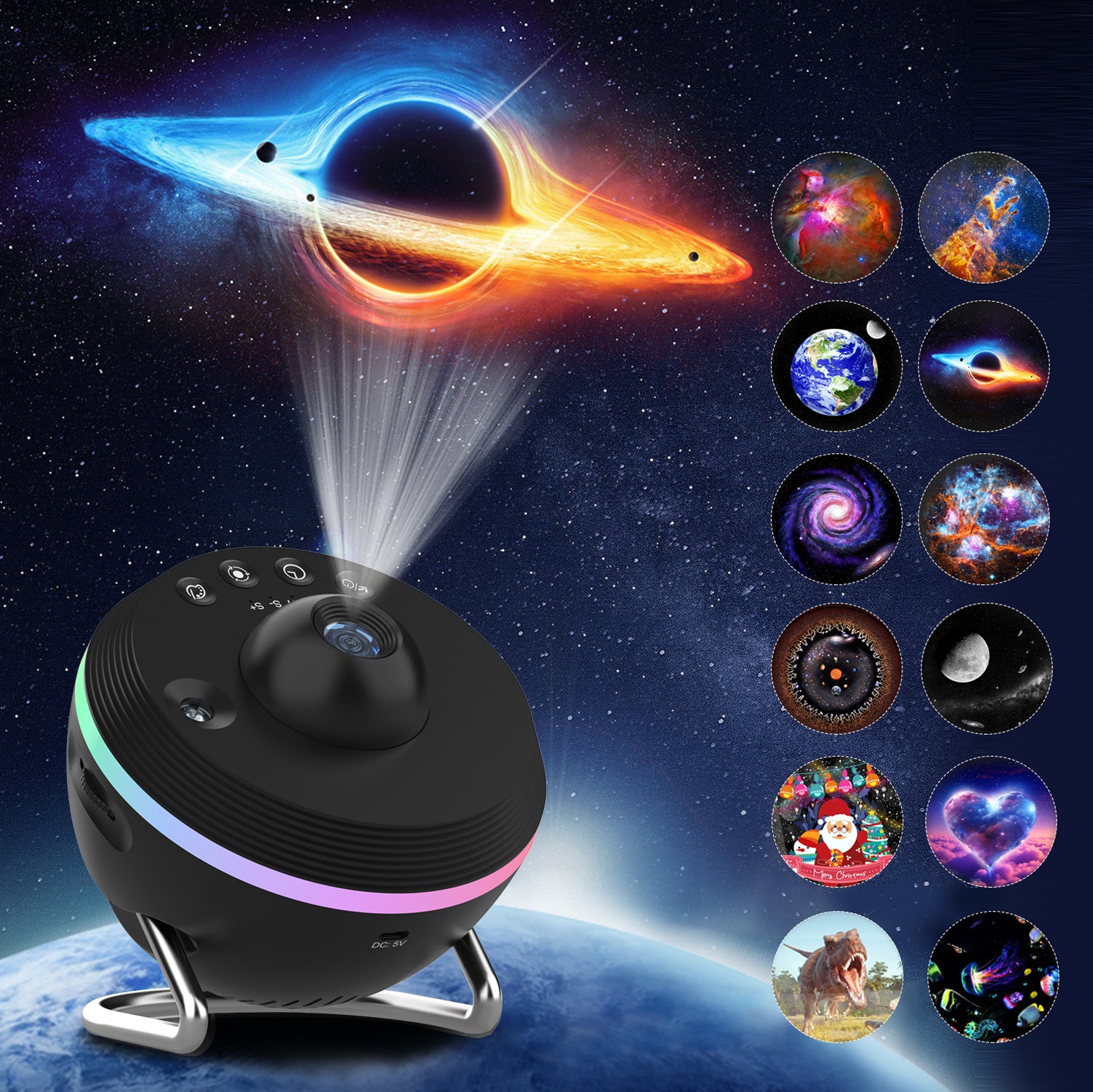 Ocean Galaxy Projector | Home Planetarium Galaxy Projector