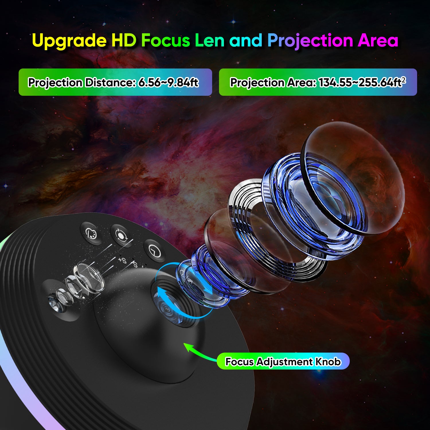 Ocean Galaxy Projector | Home Planetarium Galaxy Projector