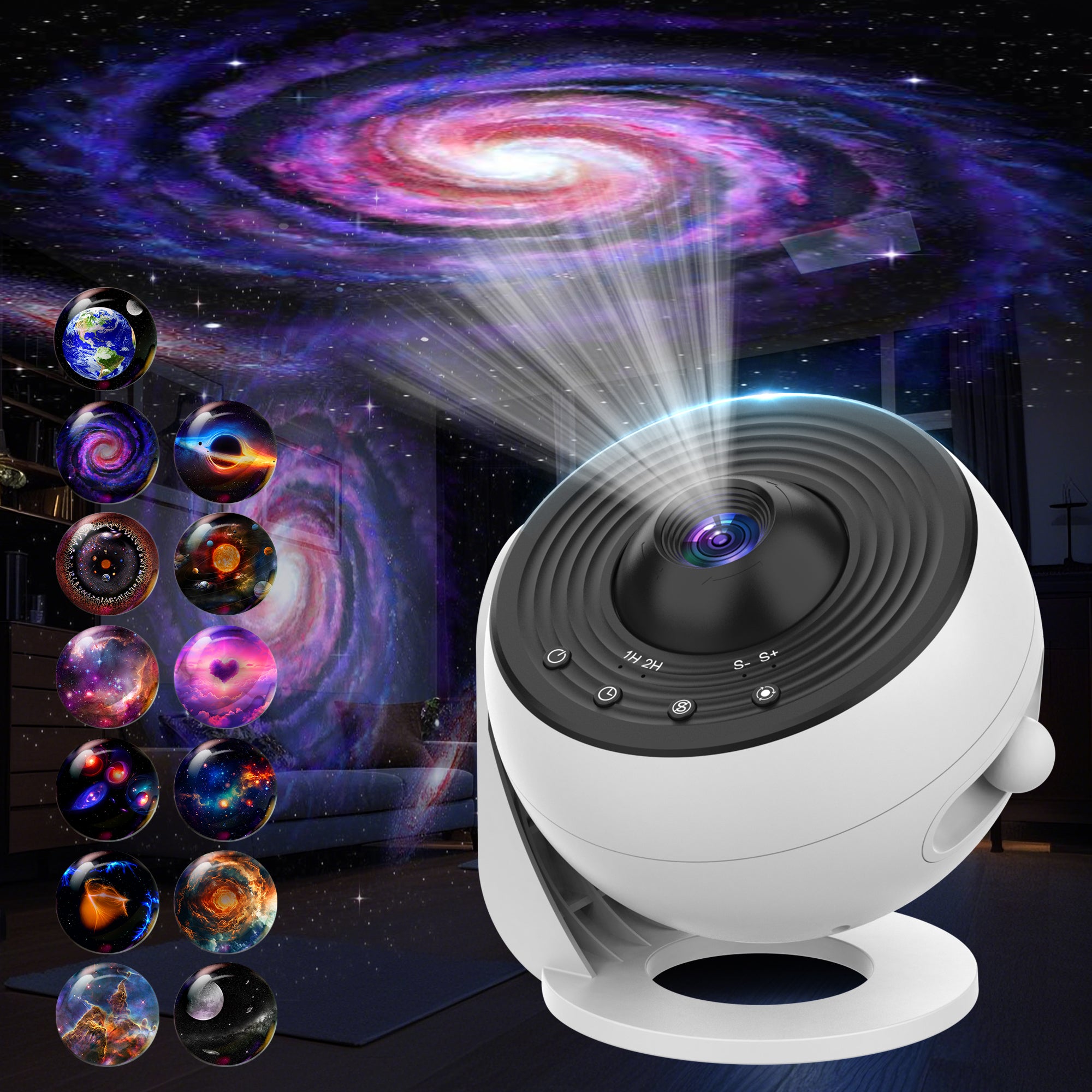 Globus Planetarium Galaxie-Projektor (Aktualisierte Version)