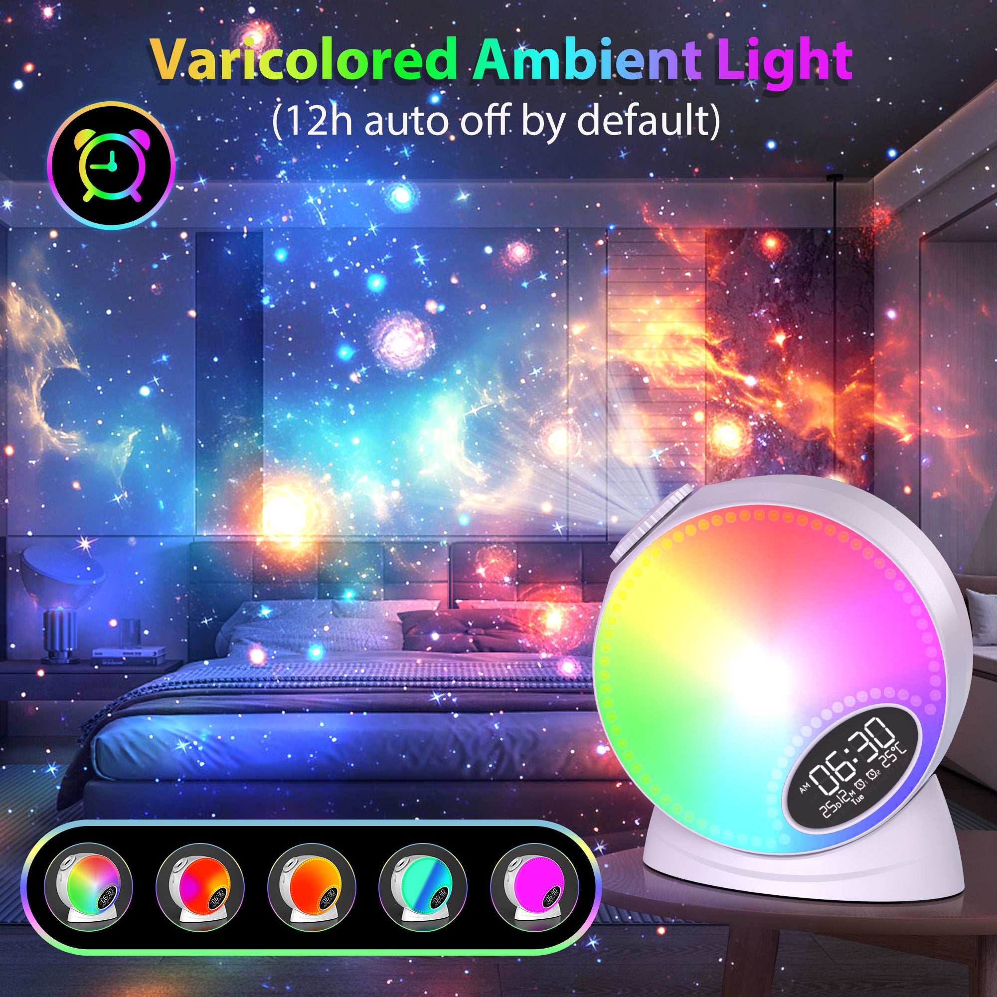 RGB Light & Planetarium Galaxy Projector