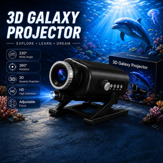 3D Galaxy Projector | 3D Holographic Projector | Ocean Wave Projector