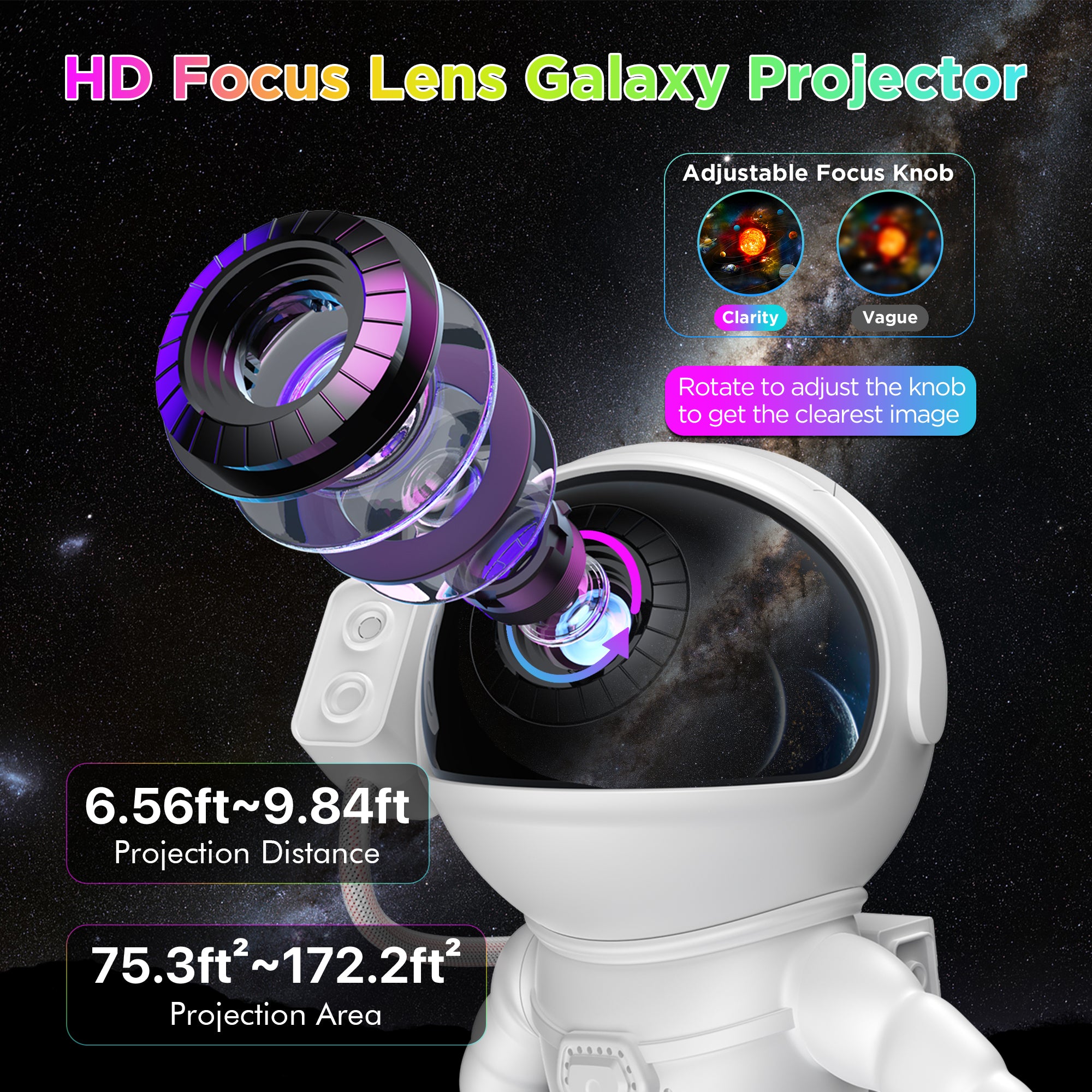 Astronaut Galaxy Projector