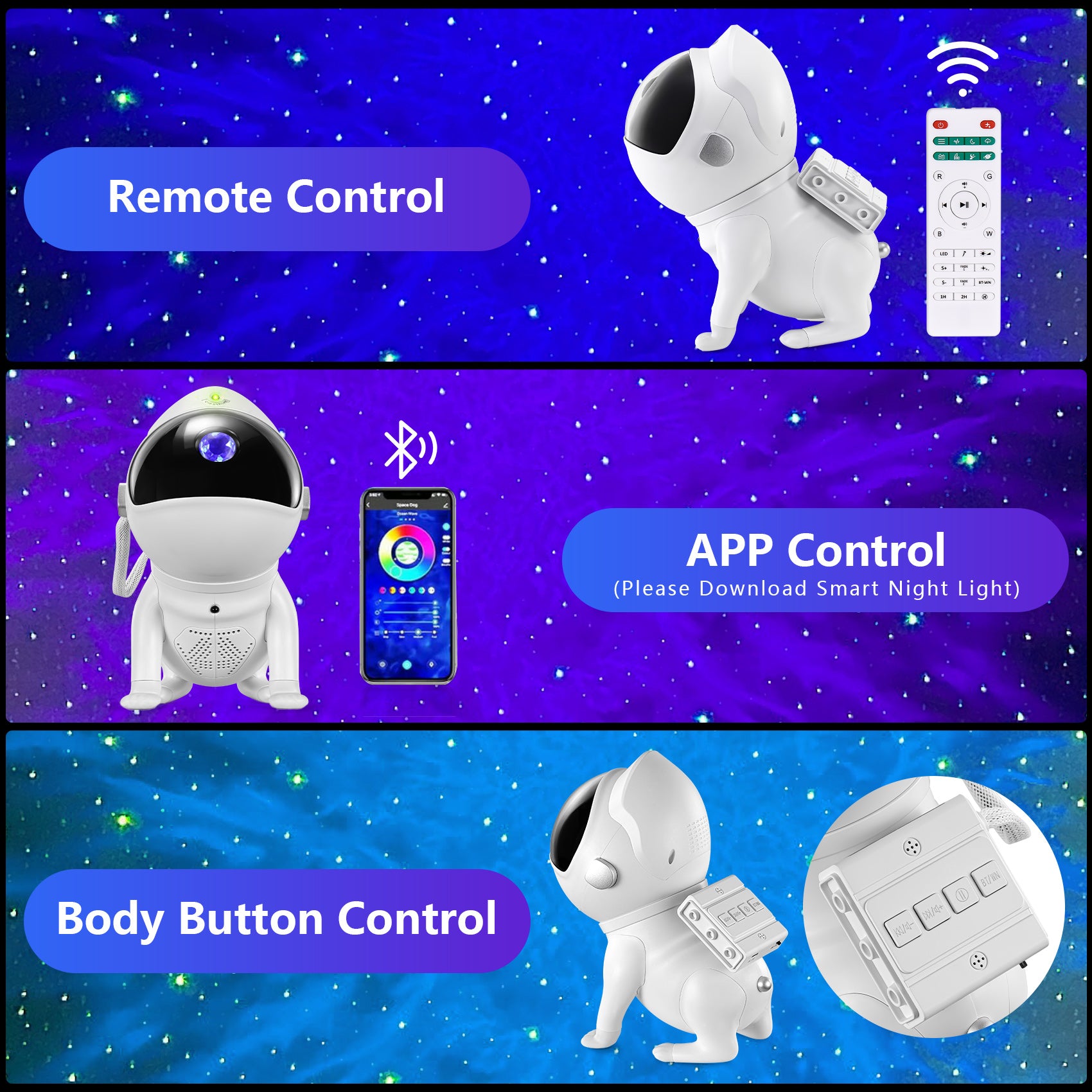 Ocean Star Projector | Space Dog Kids Projector