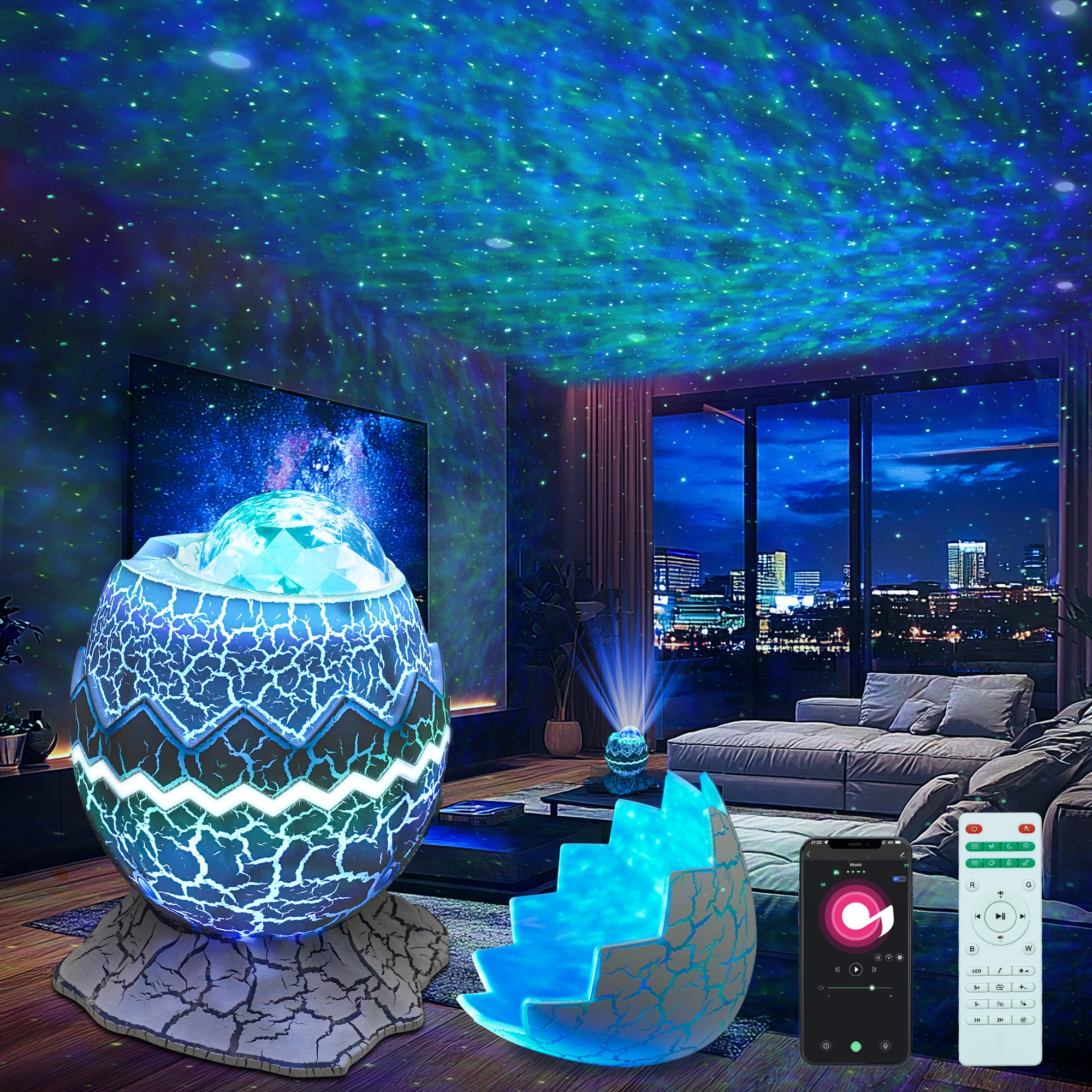 Dinosaur Eggs Star Projector