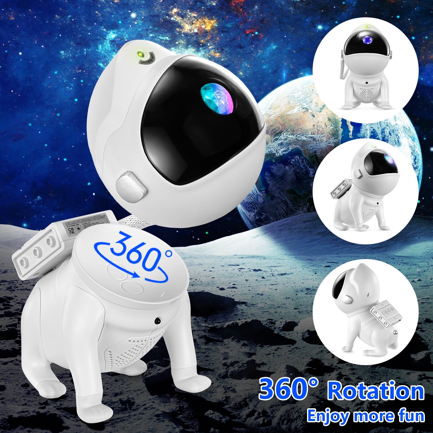 Ocean Star Projector | Space Dog Kids Projector