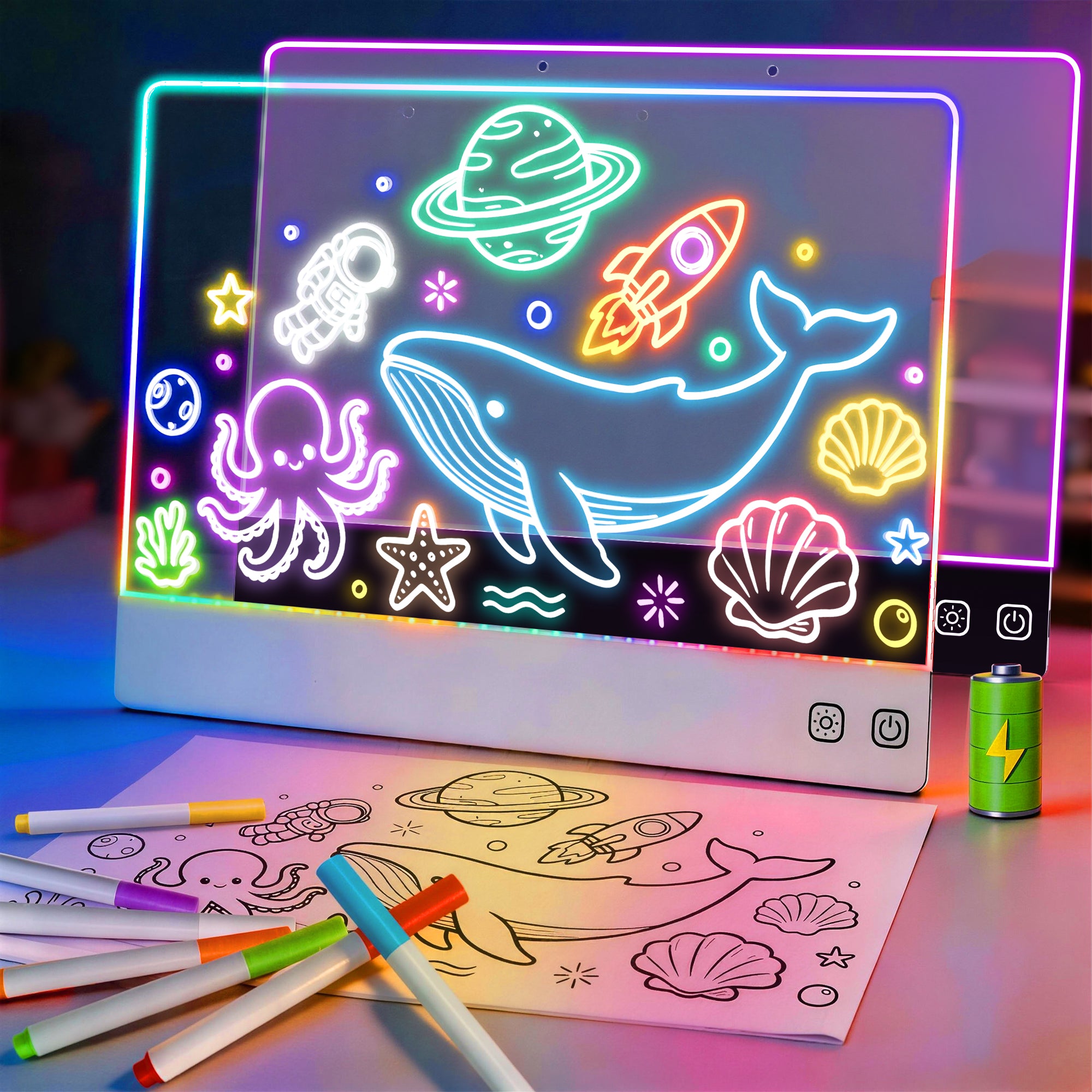 LED ZEICHENBRETT