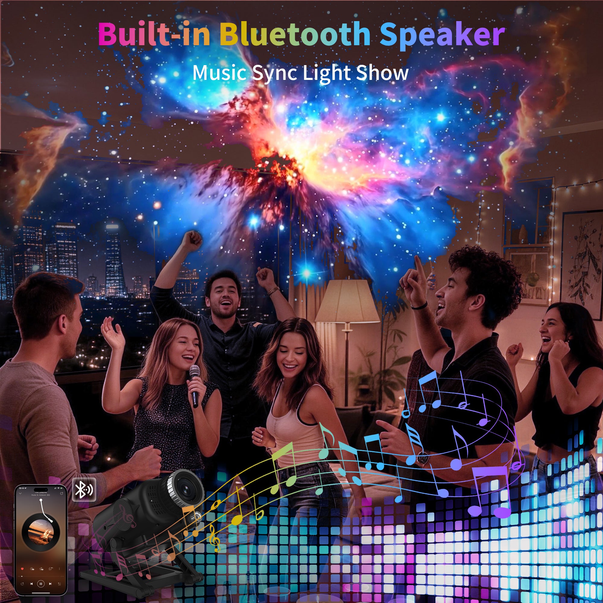3D Galaxy Projector | 3D Holographic Projector | Ocean Wave Projector