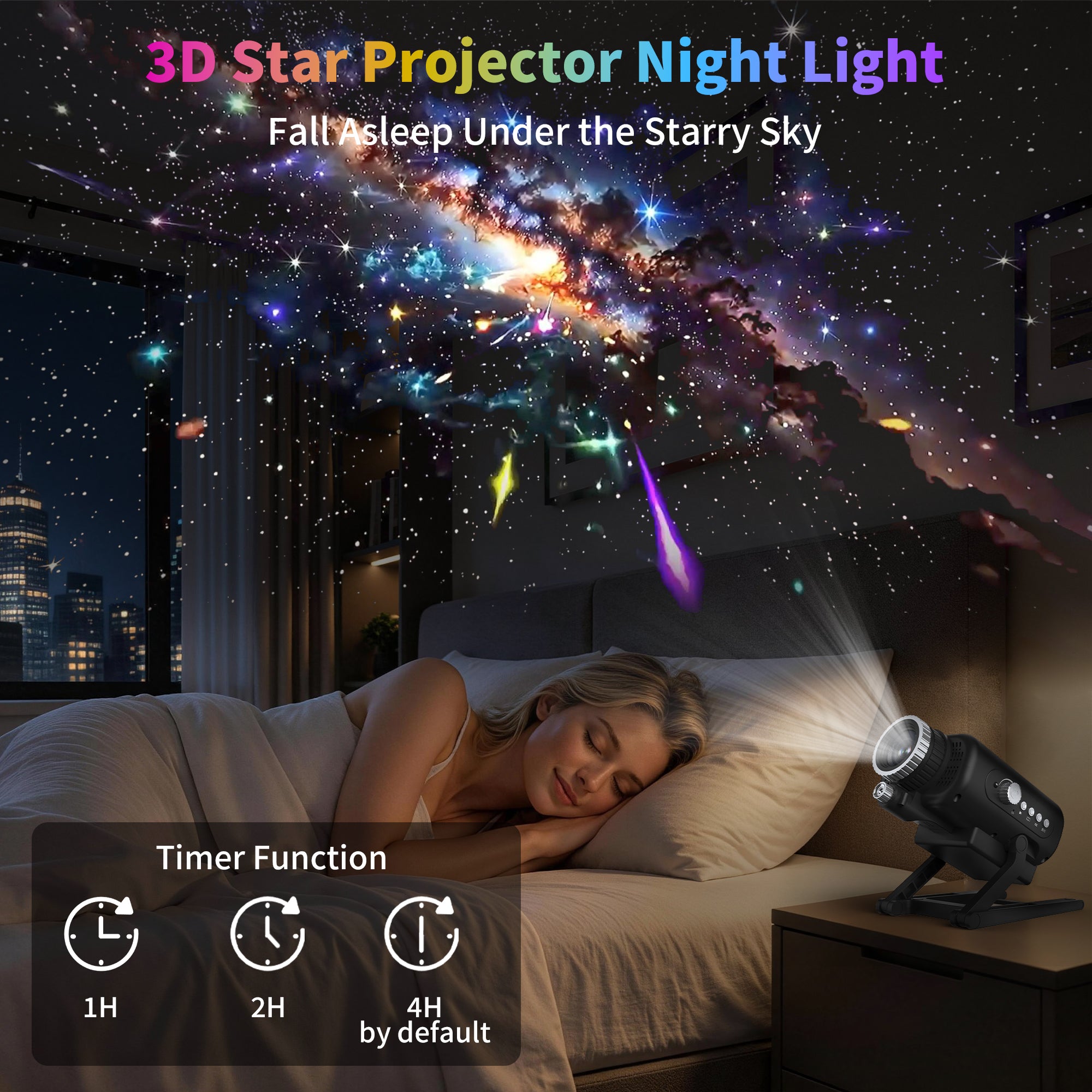 3D Galaxy Projector | 3D Holographic Projector | Ocean Wave Projector