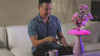 Table Lamp | Dining Room Light Fixtures | 2-in-1 RGB Ceramic Table Lamp