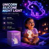 Unicorn Toys Nursery Night Light | Kids Silicone Lamp